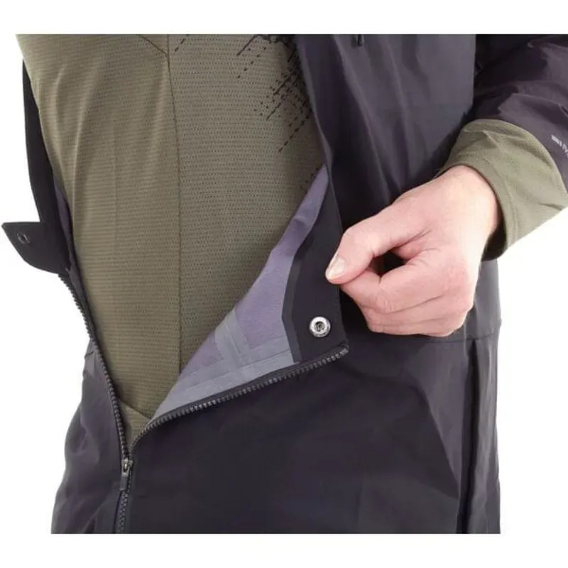 TROUSER DTE 3L Wproof Bib BK XL Black x-large - regular leg-3