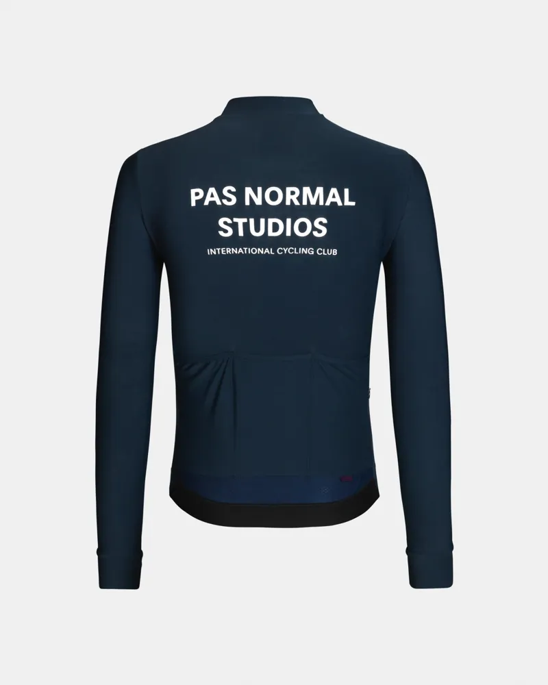 Pas Normal Studios Men's Mechanism Long Sleeve Jersey Navy-1