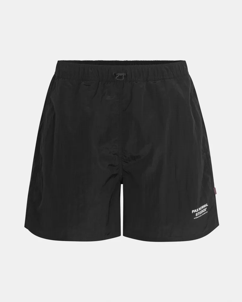 Pas Normal Studios Men's Off-Race Ripstop Shorts  Black