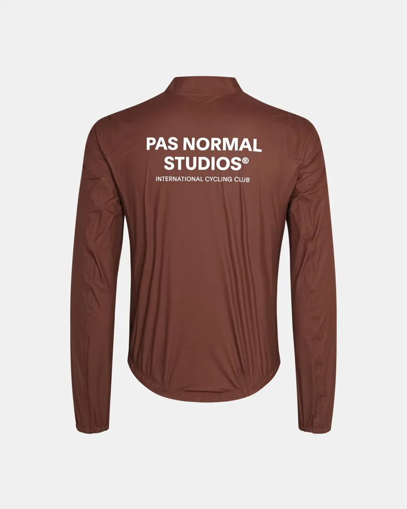 Pas Normal Studios Men's Mechanism Pertex Rain Jacket  Dark Brown-1