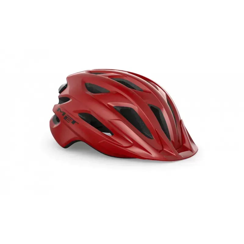 Met Crossover Uni Helmet in Red