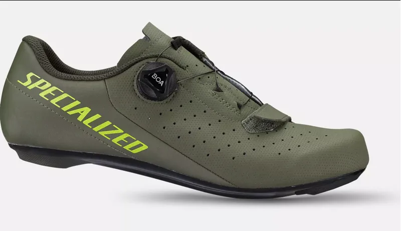 Specialized Torch 1.0 Road Shoes in Oak Green/Moss Green