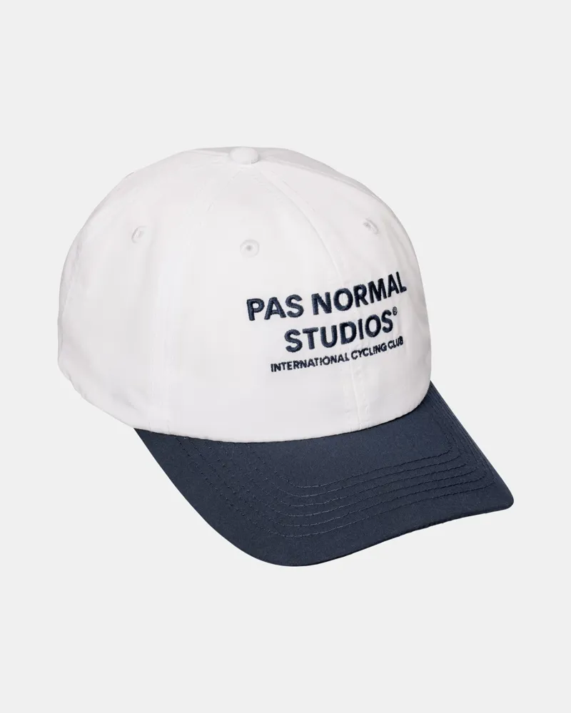 Pas Normal Studios Off-Race Cap  Off White / Navy