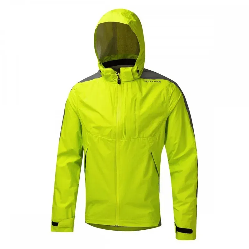 Altura Nightvision Typhoon Waterproof Jacket in Lime