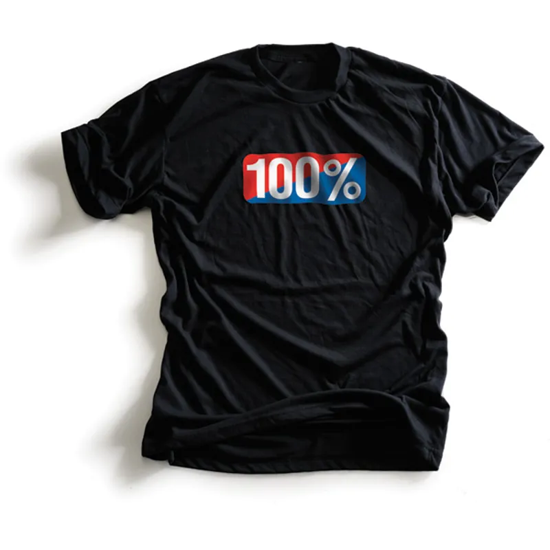 100 Percent Classic Mens T-Shirt in Black