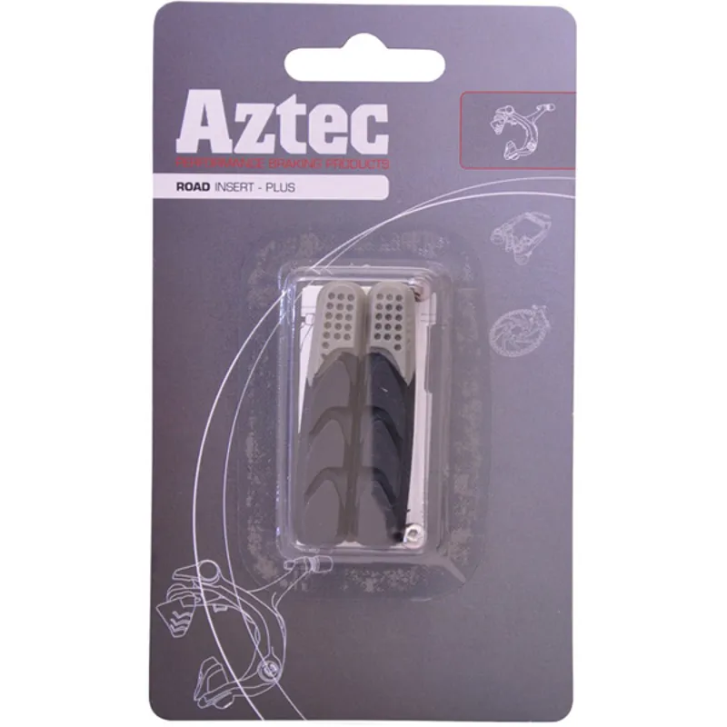Aztec Plus Road Brake Block Inserts in Grey