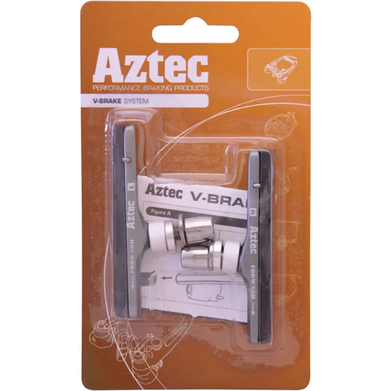 Aztec V-Type Cartridge Brake Block Set in Grey