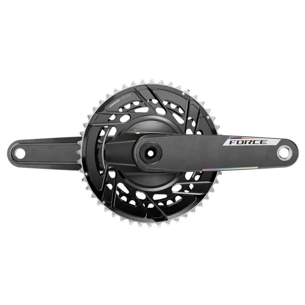 Js Cycles Sram SRAM Crankset W/Power Meter Spider FORCE AXS E1 DUB - Thread Mount Black | Free delivery over £50 & Cycle Scheme available.