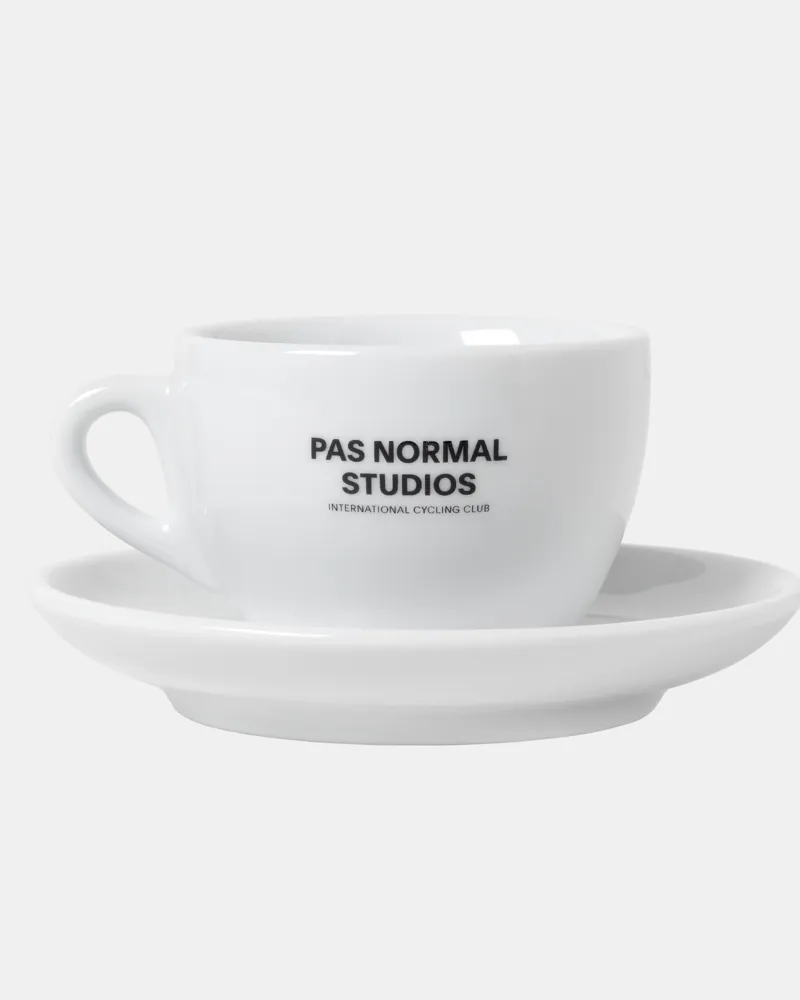 Pas Normal Studios Cappuccino Mug and Saucer