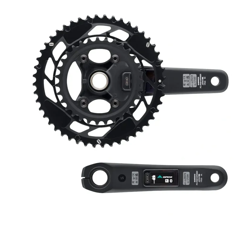 Inpeak Shimano GRX FC-RX820-2 170mm 48-31-tooth Power Meter in Black-1