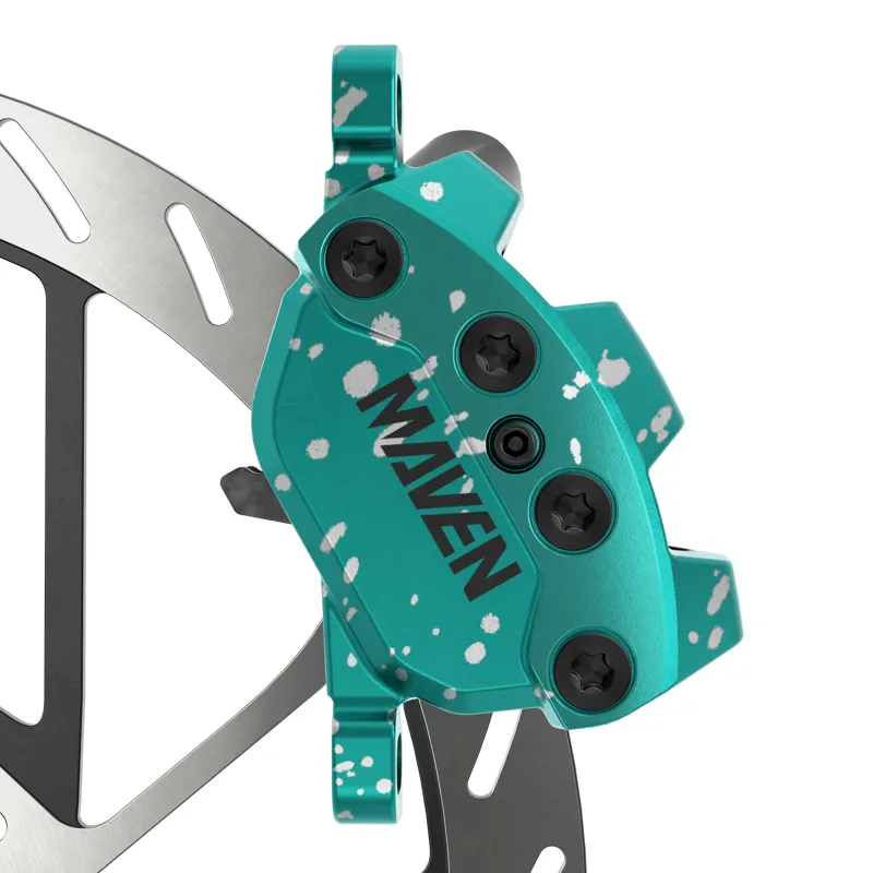 Sram Maven Ultimate Stealth Black Teal Splatter Expert kit-1