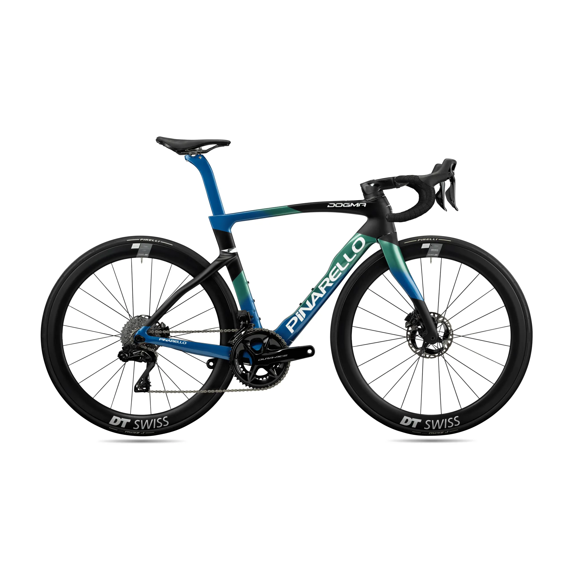 Pinarello Dogma F Disc frameset Nebula Green Blue D125
