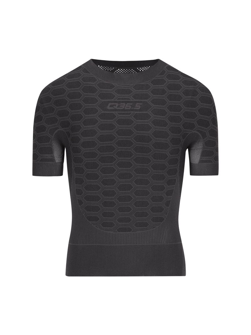 Q36.5 Base Layer 2 Short Sleeve - Anthracite Grey