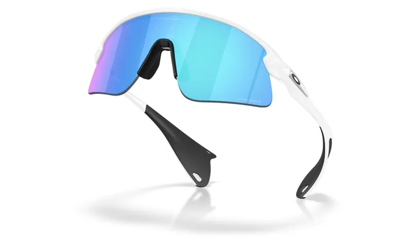Oakley Stunt Devil Sunglasses - Matte White / Prizm sapphire-1