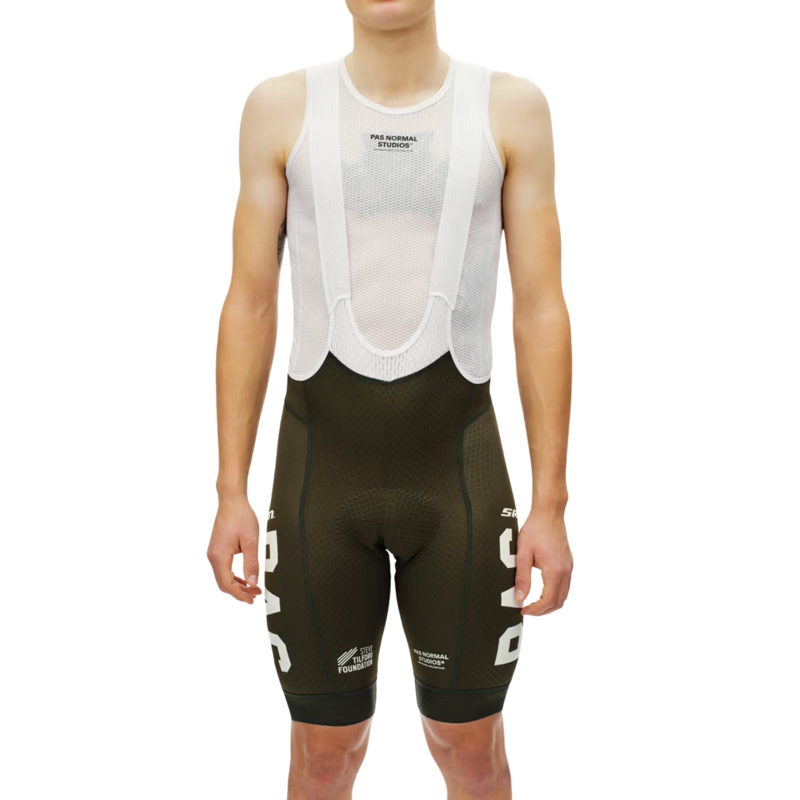 Pas Normal Studios Men's STFR Mechanism Bibs - Dark Olive-1