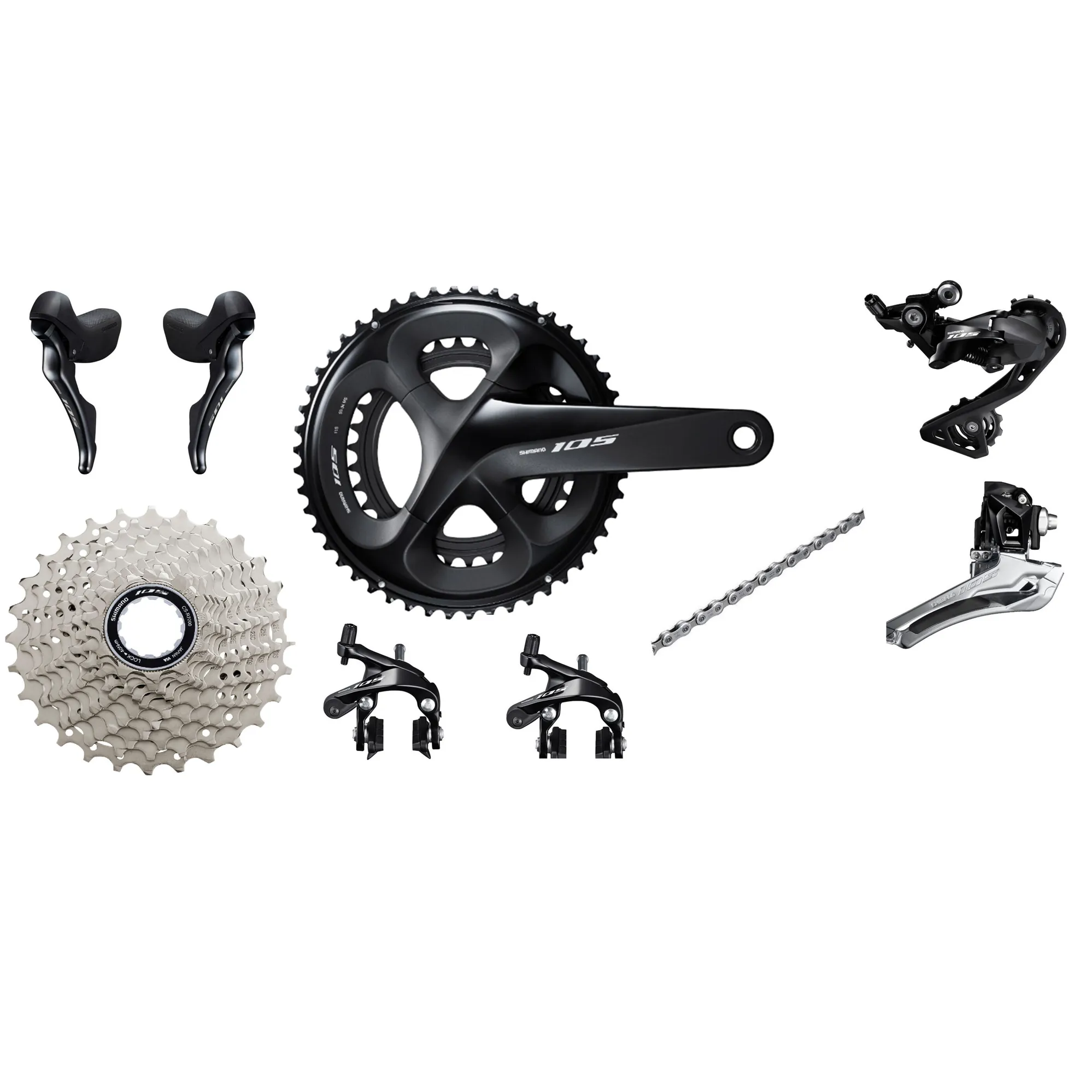 Shimano Rim Set Shimano 105 rim brake 11 speed groupset