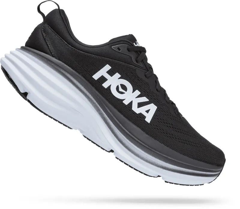 Hoka Bondi 8 Mens Running Shoe - Black-1