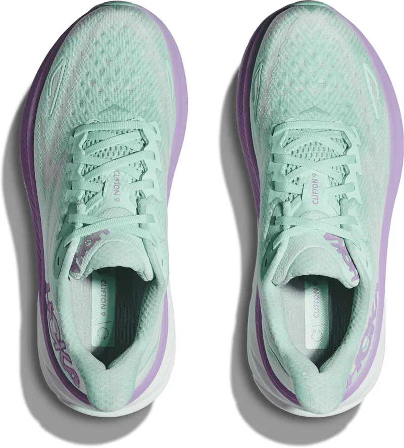 HOKA Clifton 9 Running Shoes - Lilac Mist-3