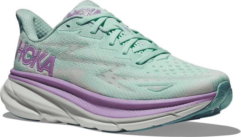 HOKA Clifton 9 Running Shoes - Lilac Mist-2