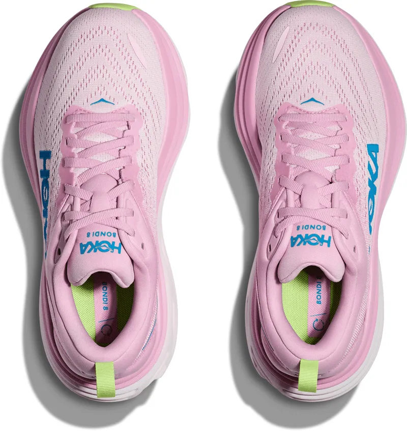 HOKA Bondi 8 Ladies Running Shoe - Pink -1