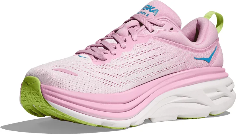 Hoka Bondi 8 - Women's Shoe - Pink Twilight/Waterpark-1
