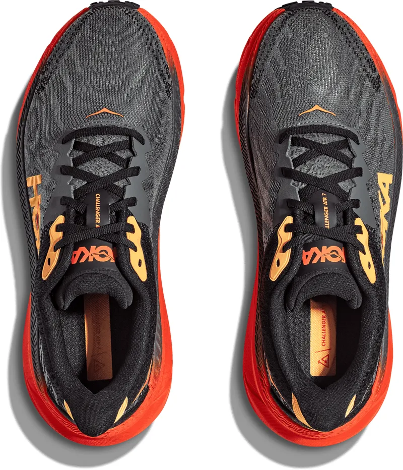 HOKA Challenger 7 Shoes - Black / Orange -1