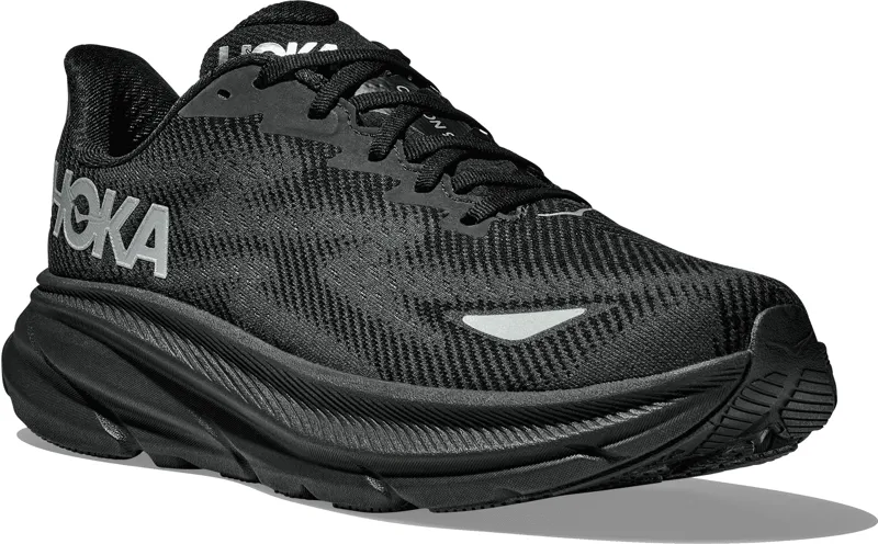 Hoka Clifton 9 GTX - Womens Shoes - Black/white-1