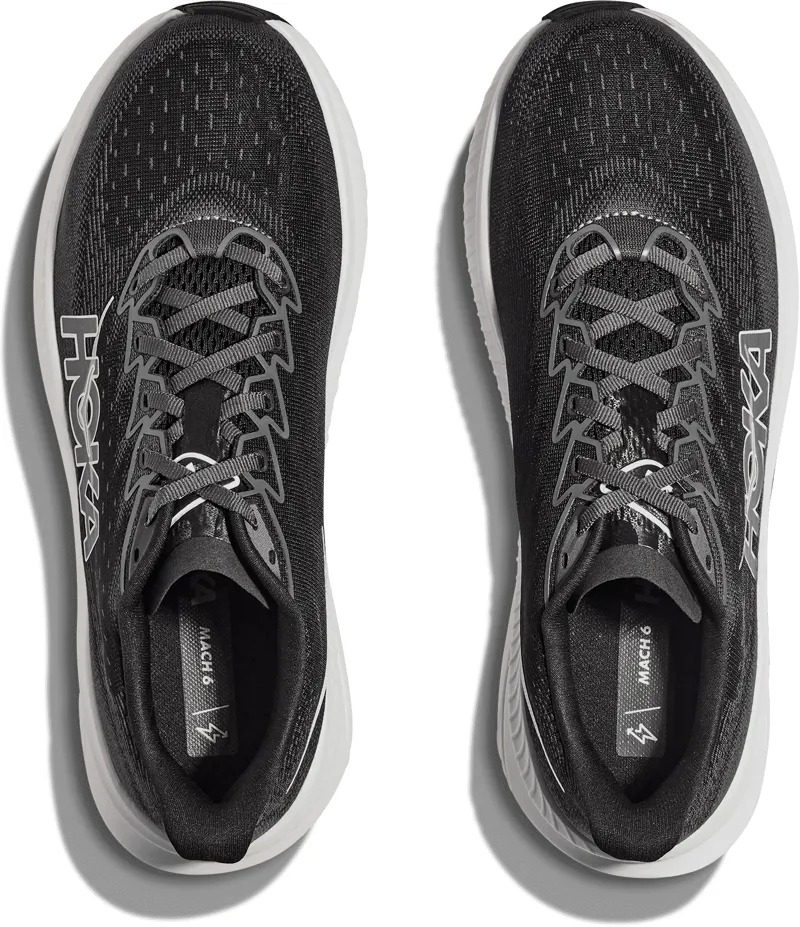 HOKA Mach 6 Running Shoes - Black-1