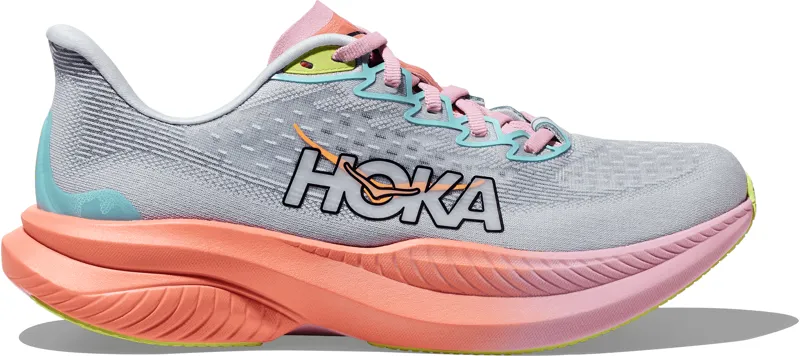 HOKA Mach 6 Ladies Running Shoes - Pink 