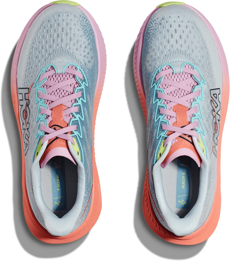 HOKA Mach 6 Ladies Running Shoes - Pink -1