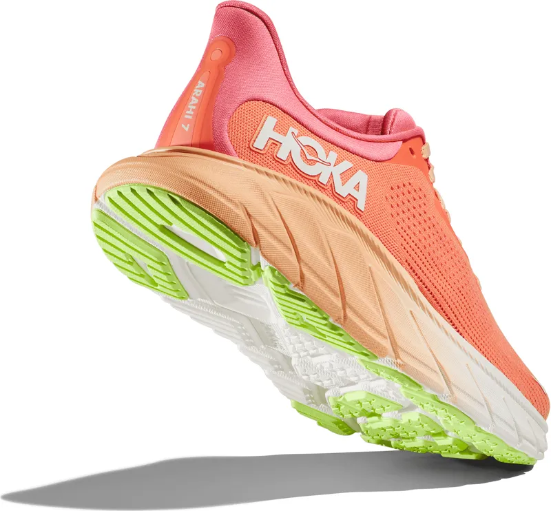 HOKA Arahi 7 Ladies Running Shoes - Pink -2