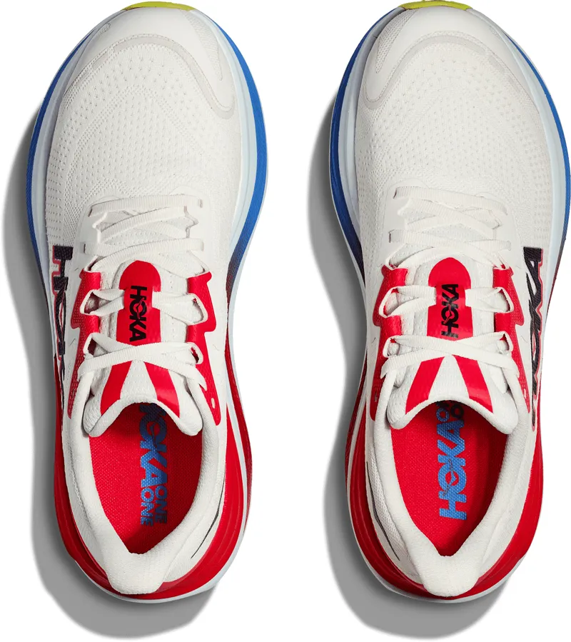 HOKA Skyward X Running Shoes - White / Blue-1