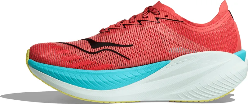 Hoka Mach x2 - Womens Shoe  - Grapefruit/Electric Coral-1