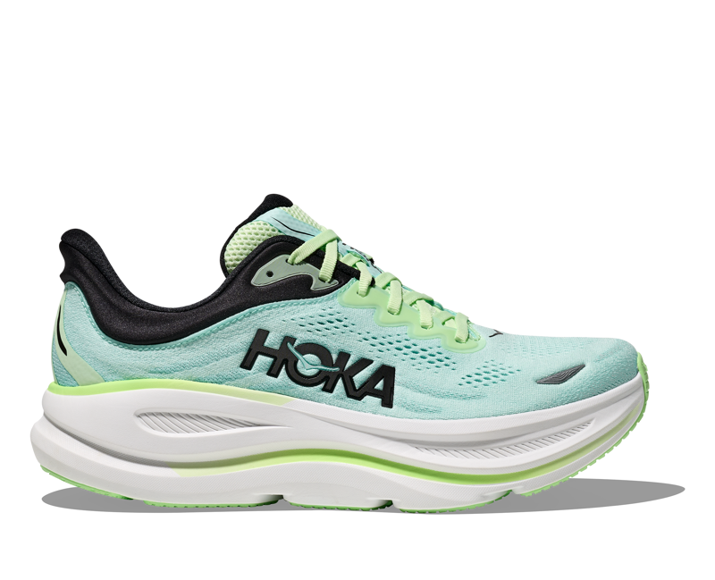 Hoka Bondi 9 - Men's Shoe - Luna Moth/ Blue Spark