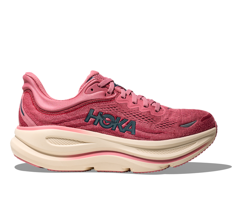 Hoka Bondi 9 - Women's Shoe - Lingonberry/Crannberry