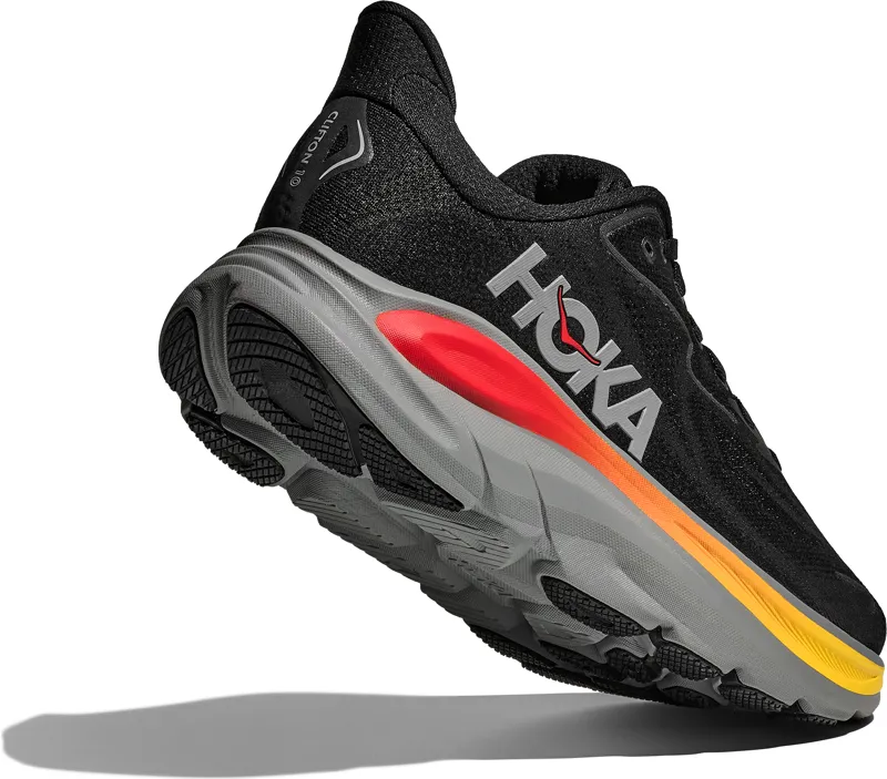 Hoka Clifton 10 - Men's Shoe - Black/Galactic Grey-4