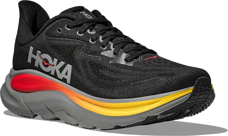 Hoka Clifton 10 - Men's Shoe - Black/Galactic Grey-1