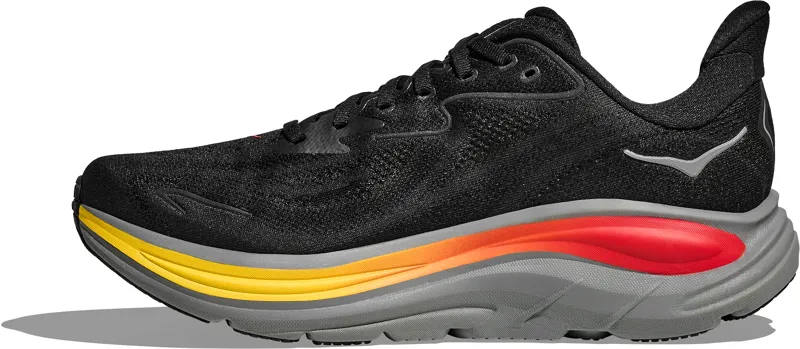 Hoka Clifton 10 - Men's Shoe - Black/Galactic Grey-3