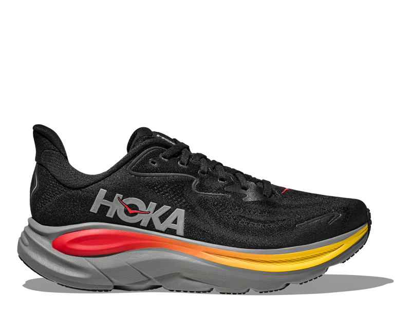 Hoka Clifton 10 - Men's Shoe - Black/Galactic Grey