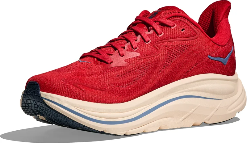 Hoka Clifton 10 - Men's Shoe - Vermillion/Varsity Navy-3