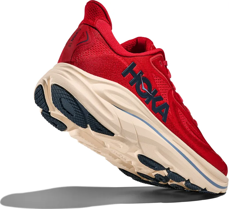 Hoka Clifton 10 - Men's Shoe - Vermillion/Varsity Navy-4
