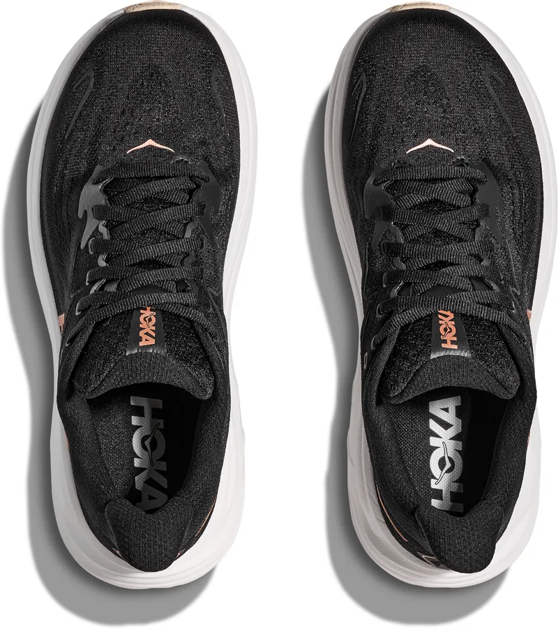 Hoka Clifton 10 - Women's Shoe - Black/Rose Gold-6