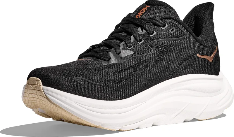 Hoka Clifton 10 - Women's Shoe - Black/Rose Gold-1