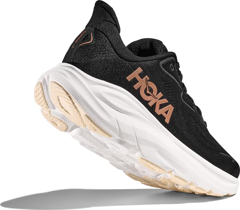 Hoka Clifton 10 - Women's Shoe - Black/Rose Gold-3