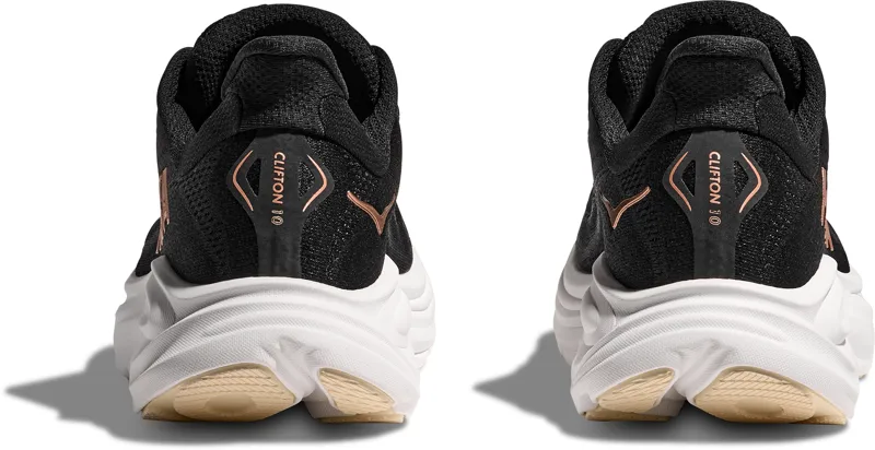 Hoka Clifton 10 - Women's Shoe - Black/Rose Gold-5