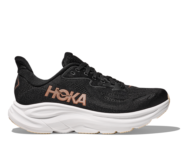 Hoka Clifton 10 - Women's Shoe - Black/Rose Gold