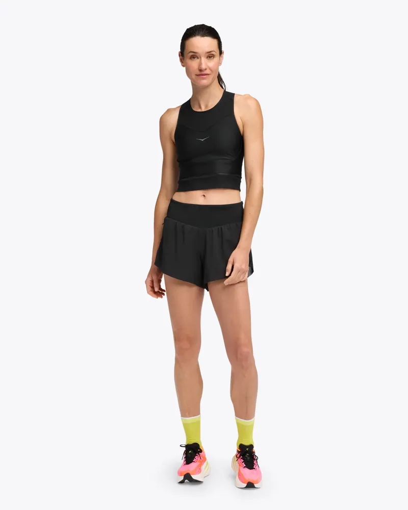 Hoka women's race day bra - Black -2