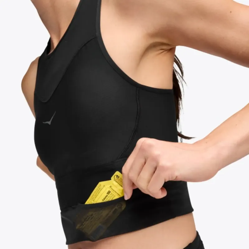 Hoka women's race day bra - Black -4
