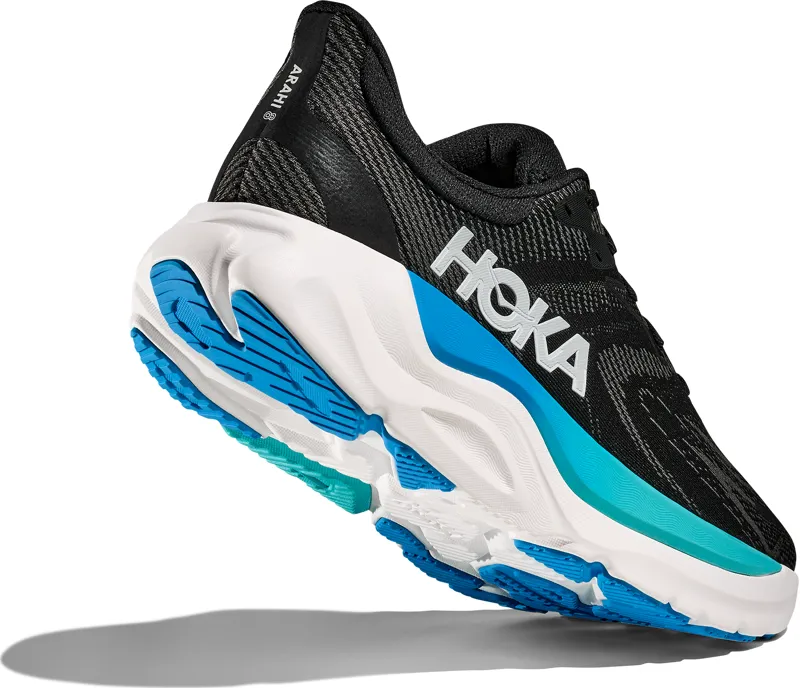 Hoka Arahi 8 - Men's Shoes - Black/Skyward Blue-4