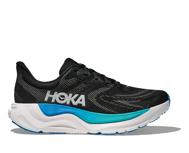 Hoka Arahi 8 - Men's Shoes - Black/Skyward Blue